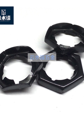 GB805扣紧螺母锁紧螺母镀锌发黑M6M8M10M12M14M16M18M20-M80
