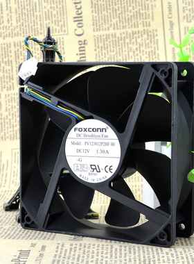 FOXCONN PV123812P2BF 00 12V 1.30A HP ML150 G3 服务器系统风扇