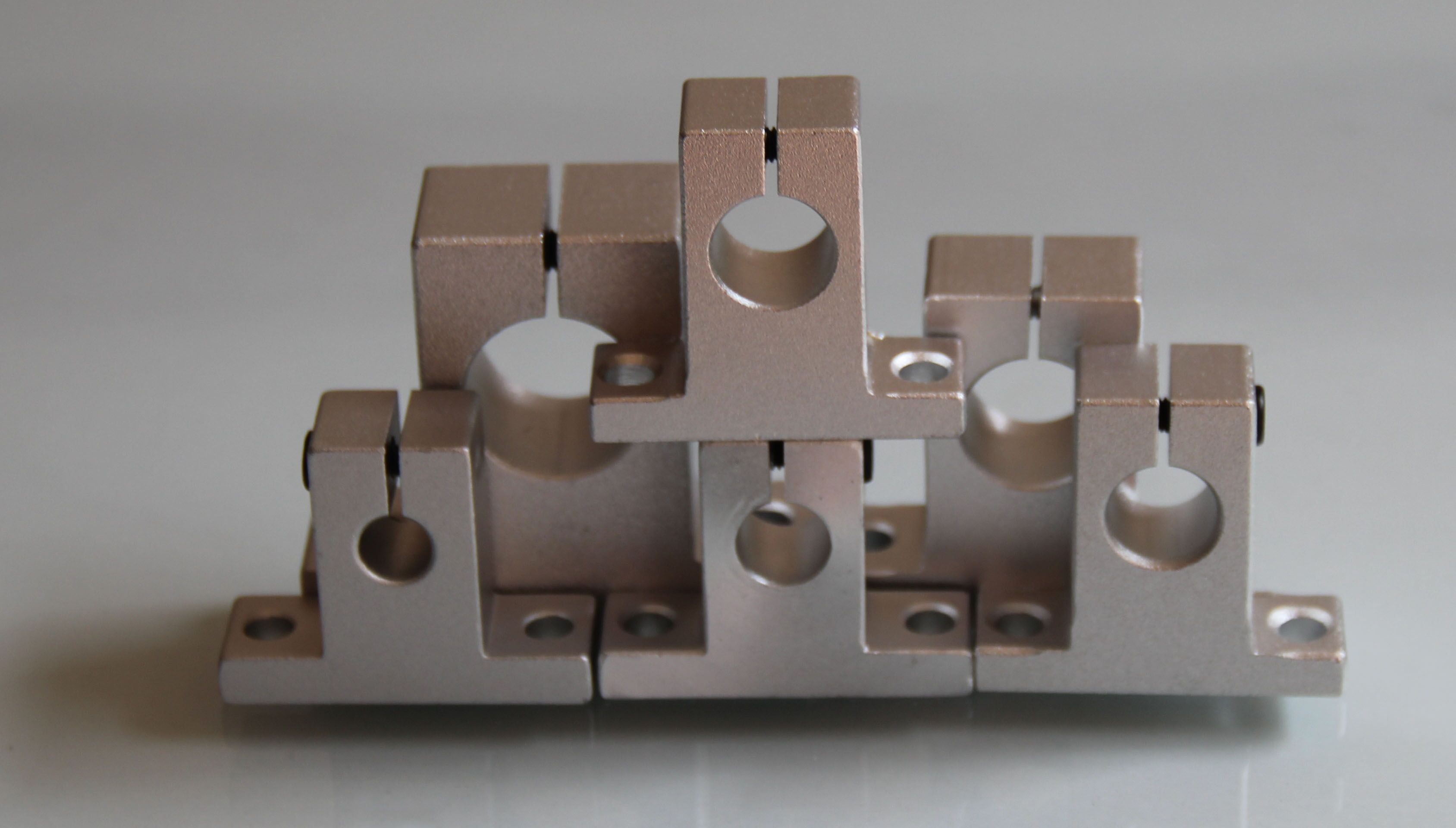 T型支架座支柱固定座传感器组件喷漆枪T型夹铝制T字夹头