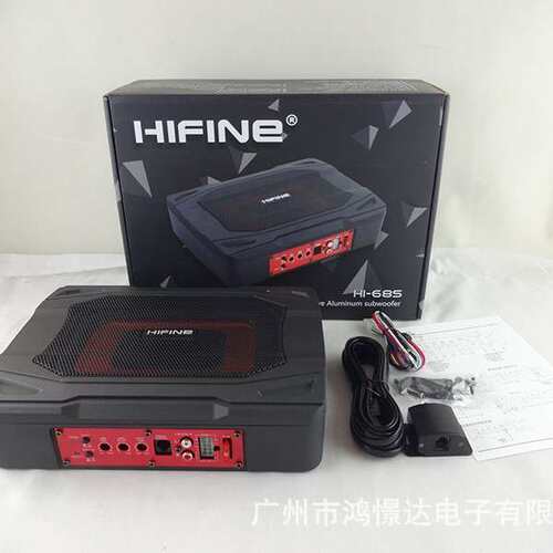 汽车音响喇叭HIFINE海菲尼  Hi68S 薄低音炮 座椅炮6x8寸