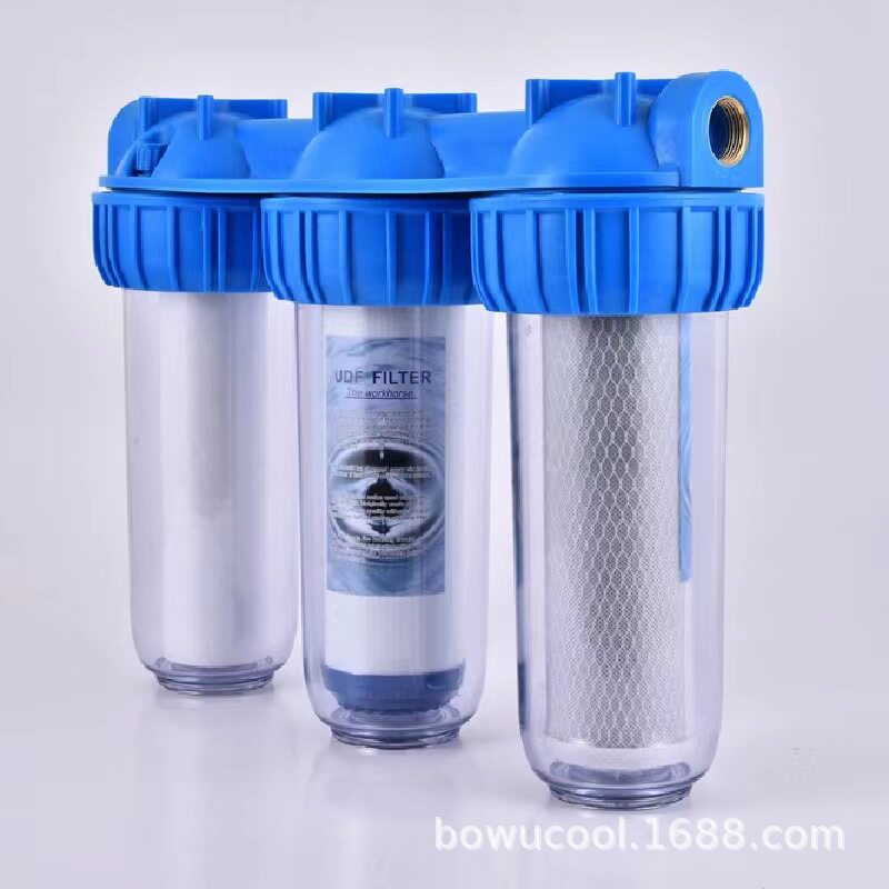 意款10寸三级过滤器三联体过滤器自来水过滤器家用净水器