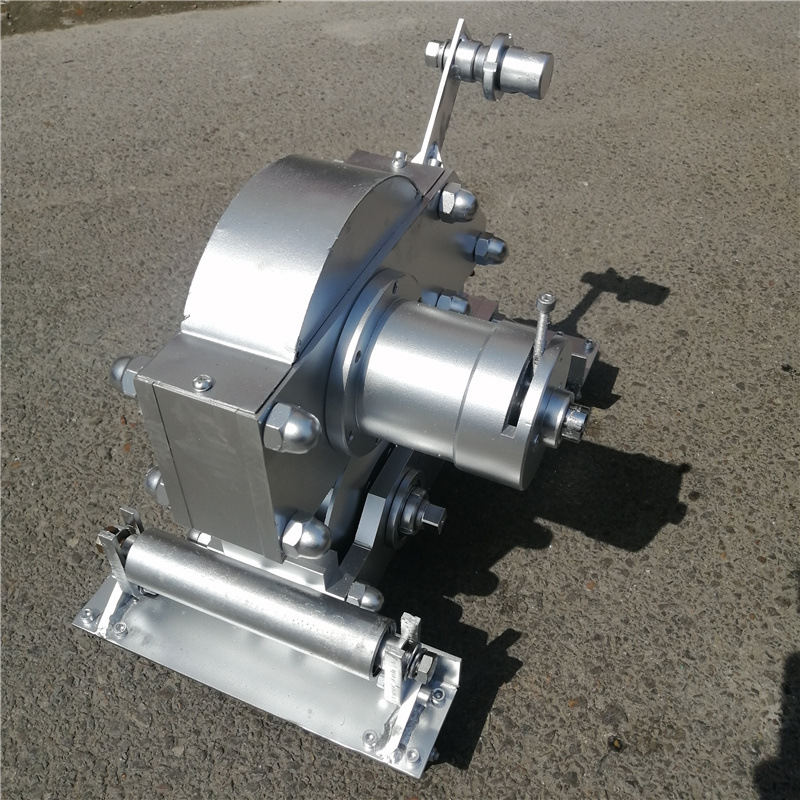 RGSE35 手动钢丝绳芯输送带切胶带切割机 抗静电钢芯切割机鸿聚牌