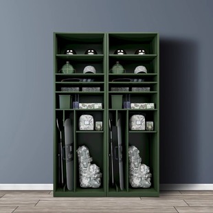 单人战斗装备柜指挥携行器材柜防暴物资存放柜背囊头盔盾牌组合柜