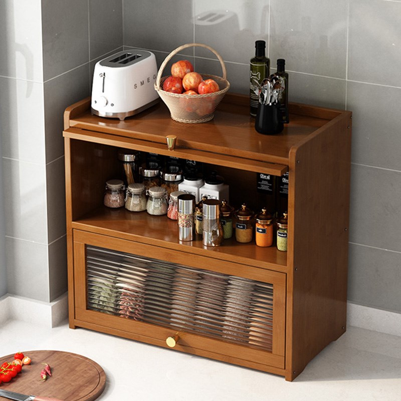 桌面置物架餐桌水杯子茶具收纳A架办公室桌上防尘多层茶杯储物柜