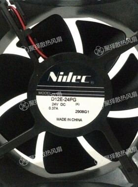 Nidec BETASL D12E24PM B D12E-24PG DC24V 12038变频器散热风扇