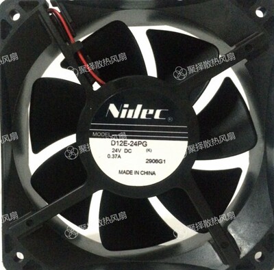 Nidec BETASL D12E24PM B D12E-24PG DC24V 12038变频器散热风扇