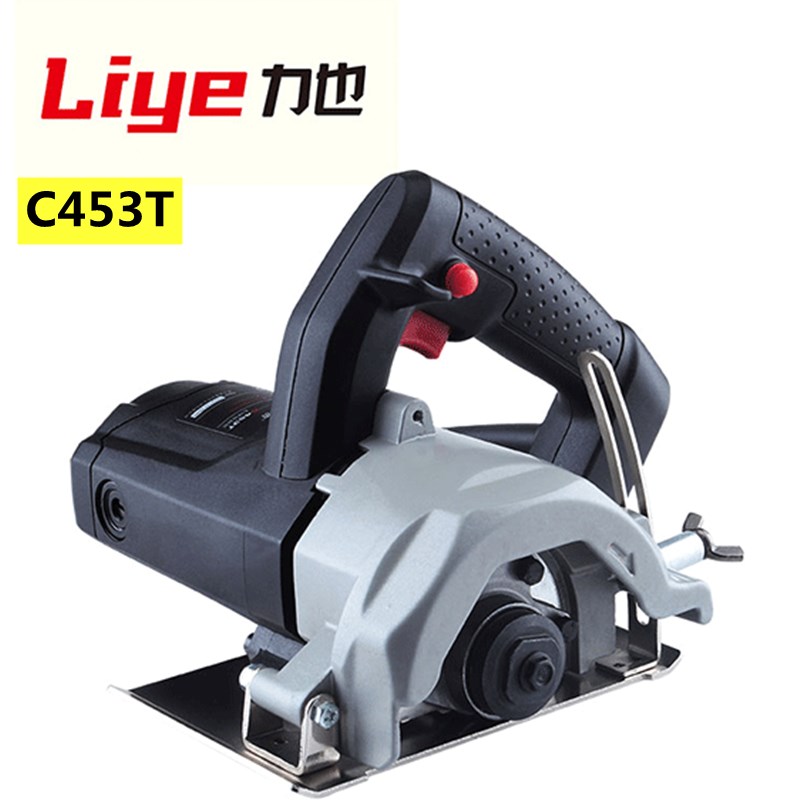 力也云石机1600W开槽机125mm石材切割机木材瓷砖切割机C453T100mm