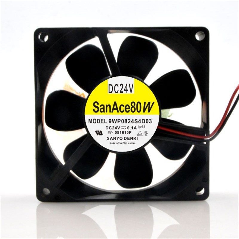 原装日本山洋9WP0824S4D03 8025 DC24V 0.1A变频器防水散热风扇