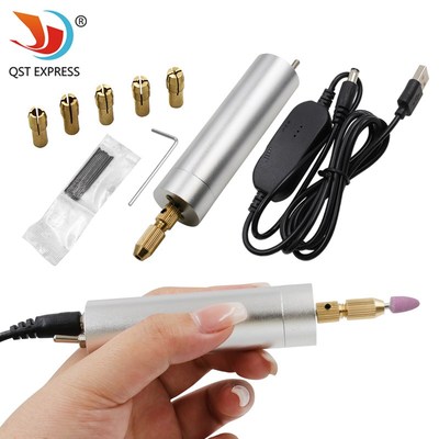 电动雕刻笔刻字笔工具套装 微型迷你电磨机打磨抛光微型小手电钻