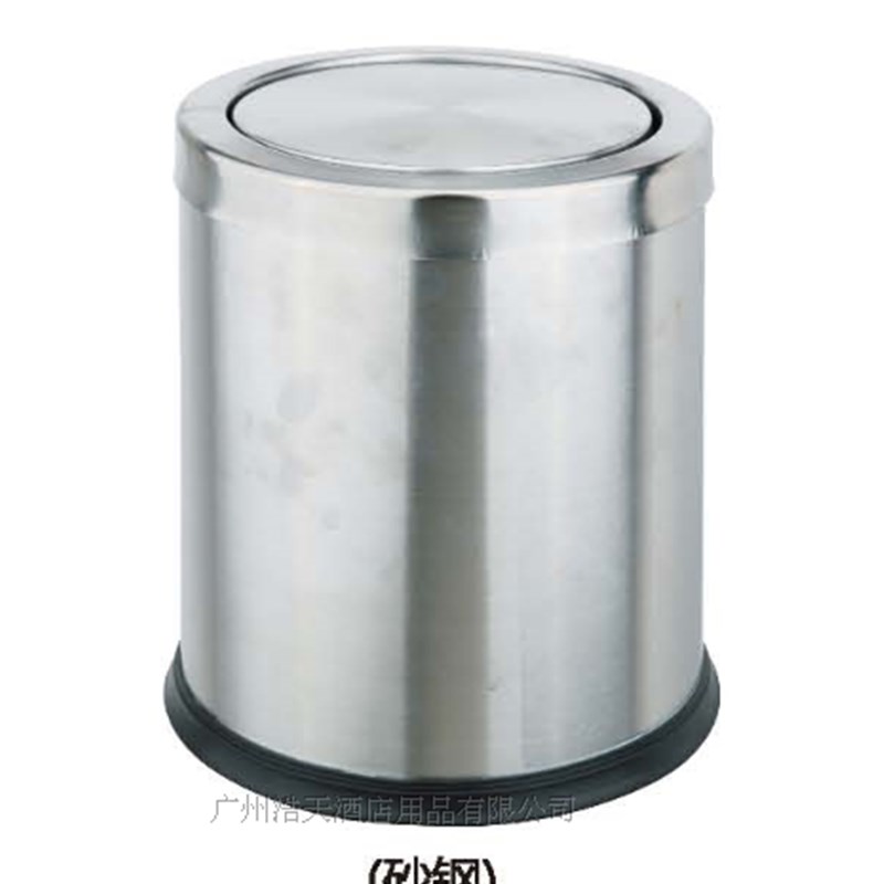 翻盖客房垃圾桶酒店客房桶圆形房间桶