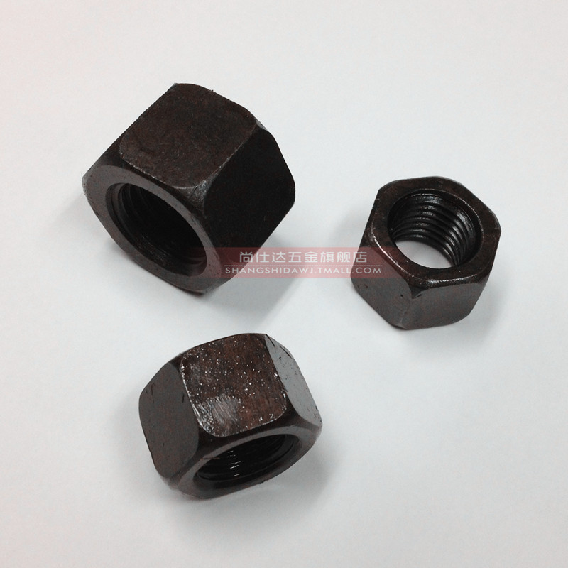 六角厚螺母 加厚螺帽 螺丝帽 M8-10-12-14-16-18-20-24-27-30