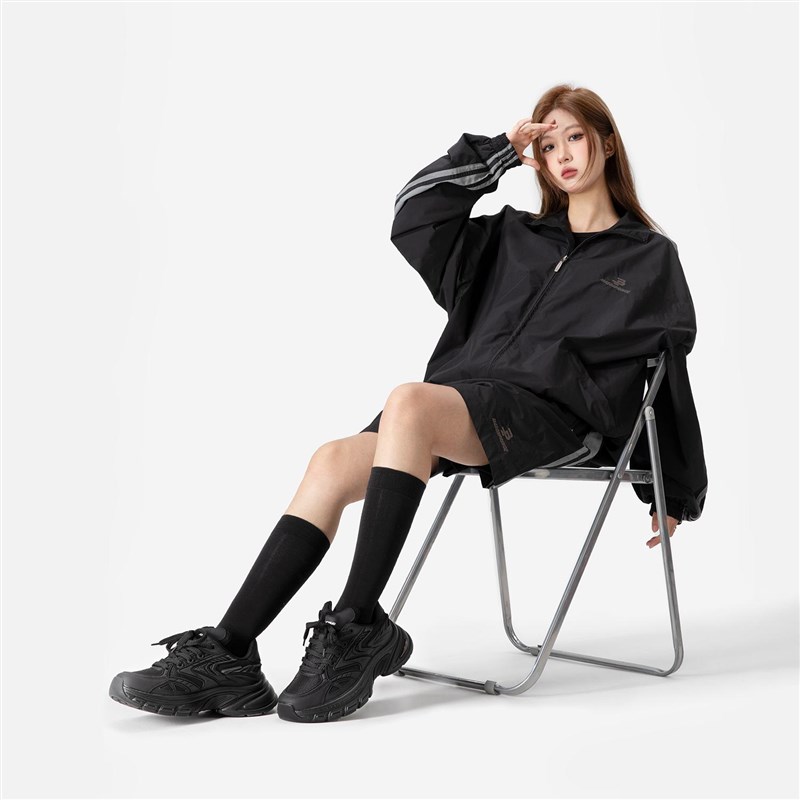 森果果 暗黑机甲老爹鞋男女2025春季I新款厚底增高休闲运动鞋子潮