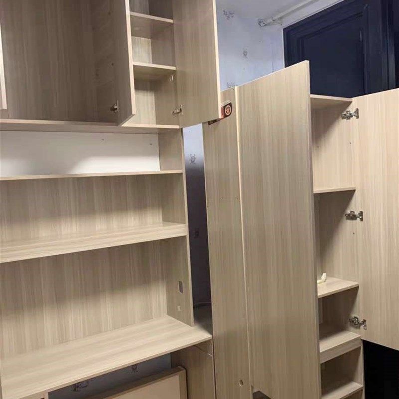 实木生态免漆板饰面板任意裁切封边定制尺寸异型开料打孔加工柜体