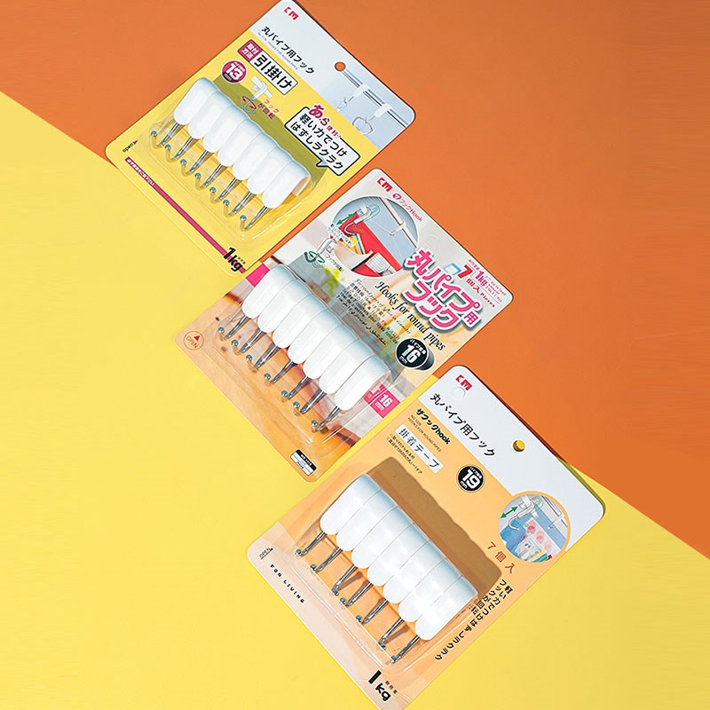 可旋转S型挂钩防滑卡扣式横杆家用包包收纳卫生间免打孔挂钩商用