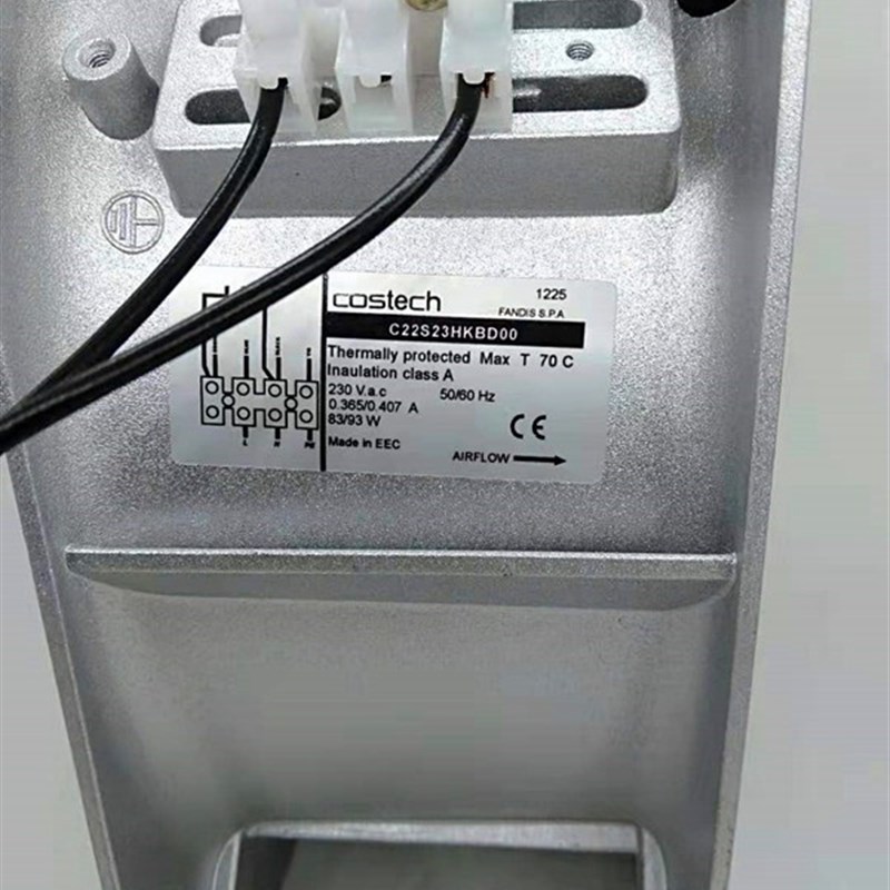 全新正品COSTECH C22S23/12HKBD00 230V/115V全金属散热风扇22580