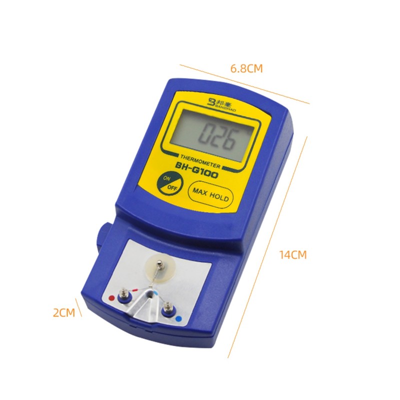 烙铁头191测温仪热电偶传感器212感温线K型配件丝FG-100温度计