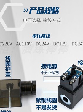 电磁阀4V110-06电磁阀DC24/12V AC220V两 二位五通电磁气动换向阀