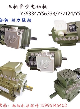 上海车床C630/CW6163快移走刀电机YS6334磨床电机 三相电机YS7124