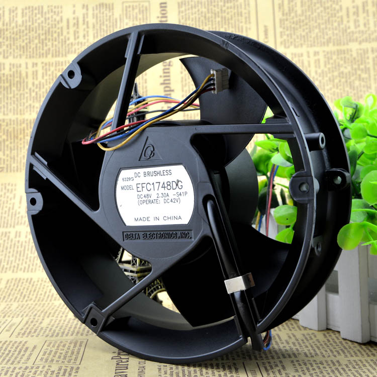 台达 EFC1748DG 17251 48V 2.30A 四线 暴力变频器 通讯设备风扇