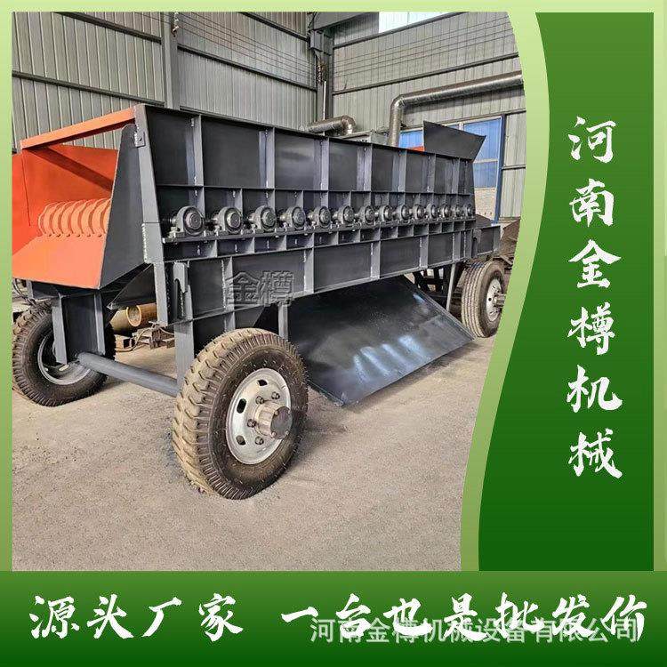 大型泥石分离机 重型含泥鹅卵石脱泥设备 矿山原石土石滚轴筛