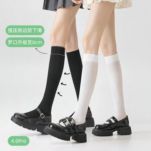 夏季女强压显瘦JK压力小腿袜