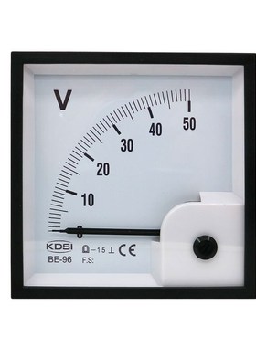 KDSI指针式直流伏特表BE-96 DC50V 轨道交通设备电压测量用表