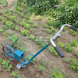小多开功能荒除翻土无品牌/开沟草农用工具耕地机人力手型拉犁地