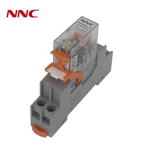 NNC69K-1Z薄型中间继电器RJ1S-CL DC24 VAC220V 5脚12A一开一闭