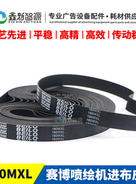 赛博2000/3000喷绘机进布皮带180MXL Y轴 宝仕龙锐智198MXL小皮带