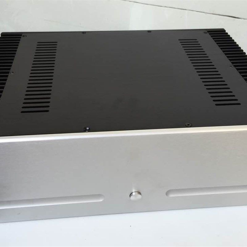 全铝功放机箱 纯后级 小甲 甲类功放机箱4315430*150*311mm