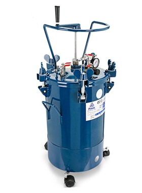 台湾宝丽气动油漆压力桶RT-10M手动搅拌RT-20M涂料压力罐RT40M60L