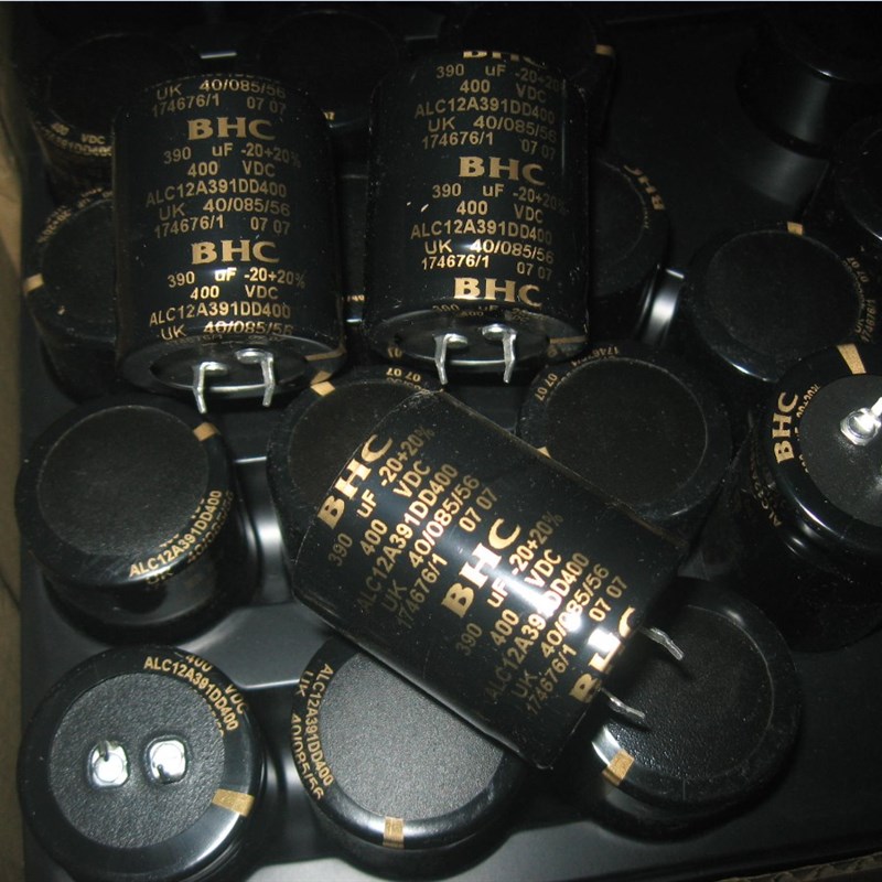 英国 BHC 400V390UF 金字胆机音频滤波电容 UK MADE  35*42MM