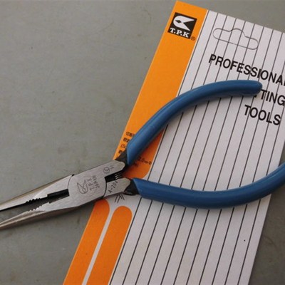 库存进口老货TPK尖嘴钳5.5寸140mm省力尖咀钳优质精密电子钳A-204