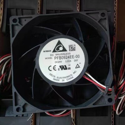 台达PFB0924EE-00 DC24V 2.51A 9CM 9238 大风量变频器防水风扇