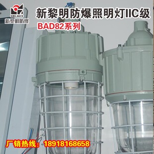 上海新黎明防爆灯BAD82防爆照明IIC级灯具工厂厂房仓库灯具