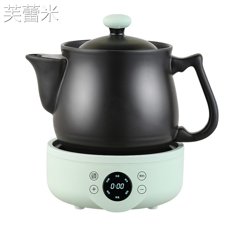 芙蕾米220V英规全自动分体煎壶陶瓷电炖锅香港 新加坡家用煲粥煲汤煎药床笠拉车