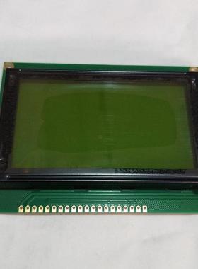 Jhd12864E 622m9液晶显示屏黄绿色屏幕无字体。