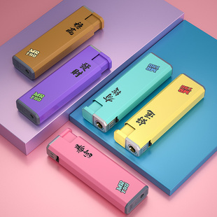 50支金属防风打火机加厚耐用糖果色定制订做印字2025年新款 正品
