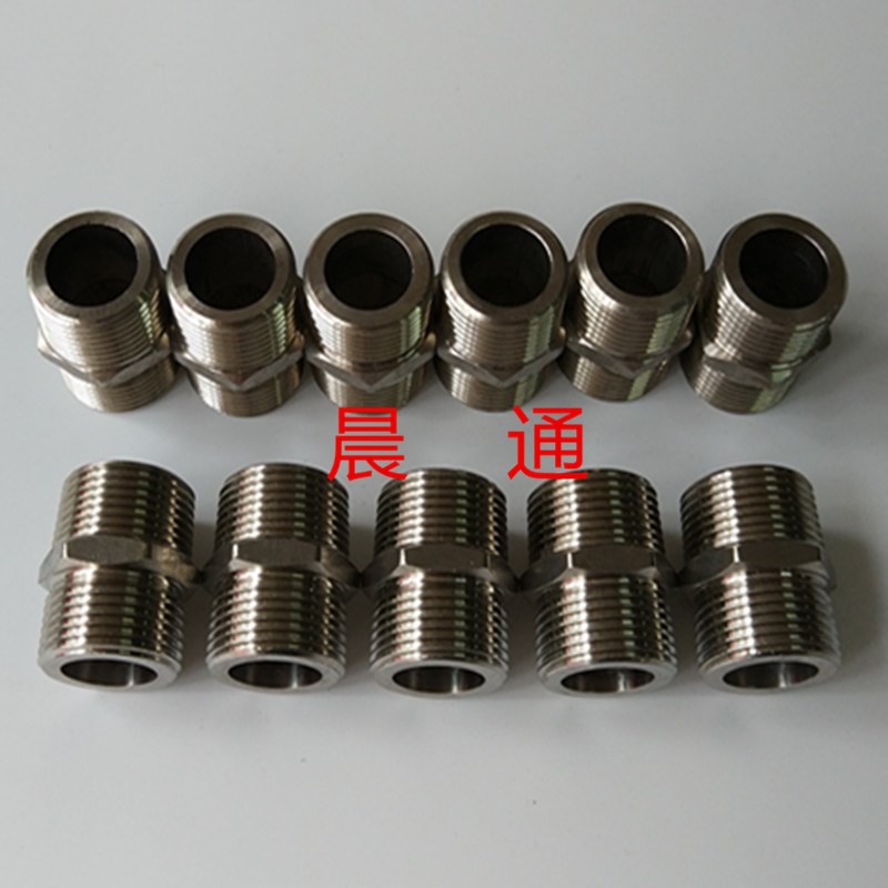 正熙不锈钢金属软管过渡接头 波纹管对丝接头 4分6分一寸厂家直销