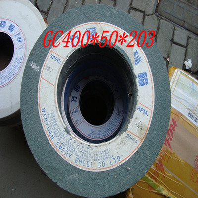 万圆砂轮/陶瓷砂轮/GC绿砂轮/外圆磨砂轮/磨床砂轮/GC400*50*203