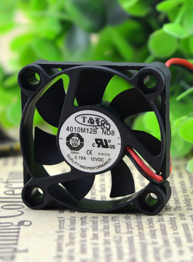 T&T 4010M12B 12F ND8 全新进口风扇 12V 0.16A 电脑 CP[U风扇