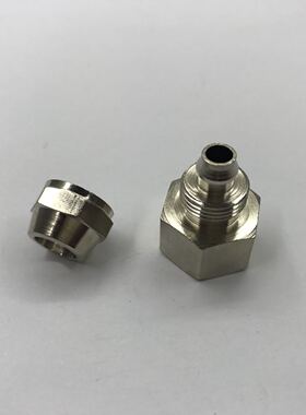压力表快拧接头 内螺纹m14x1.5 接外径4mm 6mm 8mm 10mm 气管快接