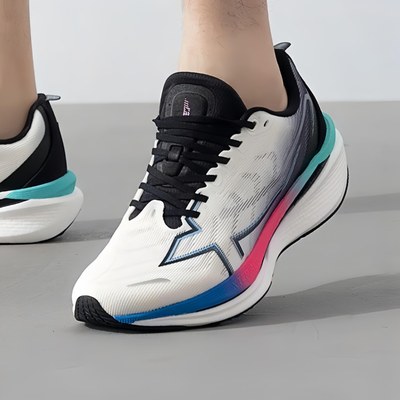 特步竞速跑步鞋男360X SE新款网面轻便减震运动跑鞋976319110050