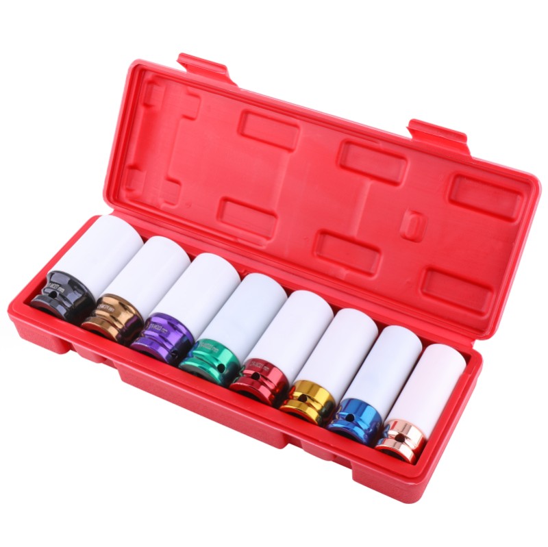 大飞套筒头外六角加长套筒轮毂保护风炮套筒22mm电动扳手套筒工具