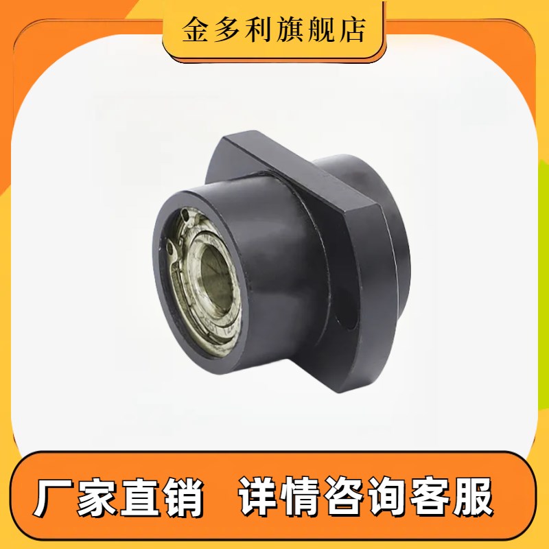 双轴嵌入带卡簧对边法兰组件带座轴承BGCZB BFU51固定轴承座钢制