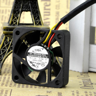 台湾协禧ADDA 4010 4厘米5V 0.15A双滚珠大风量风扇AD0405MB-G72