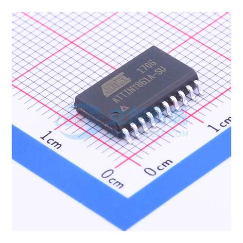 单片机芯片 ATTINY861A-SUR SOIC-20-300mil 8KB 20MHz