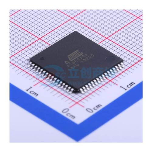 单片机芯片 ATMEGA64-16AU TQFP-64(14x14) 64KB 16MHz