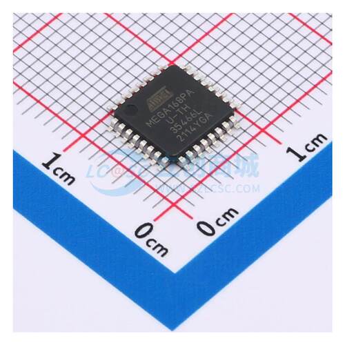 单片机芯片 ATMEGA168PA-AUR TQFP-32(7x7) 16KB 20MHz