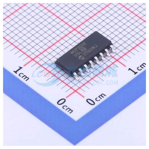模数转换芯片ADC MCP3008T-I/SL SOIC-16 全新配单